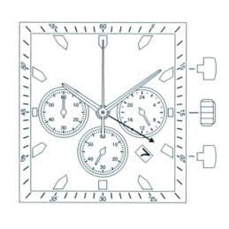 MOVIMENTO Miyota FS27 10...